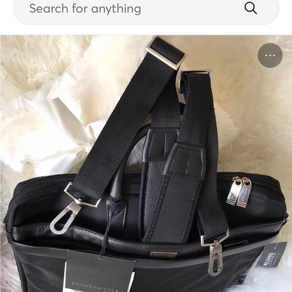 Kenneth Cole New York Computer Laptop Case Shoulder Bag Unisex - Picture 8 of 10